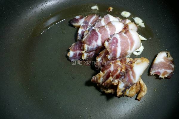 腊肉花菜的做法图解5