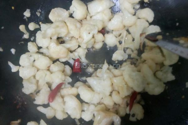 干锅菜花的做法图解9