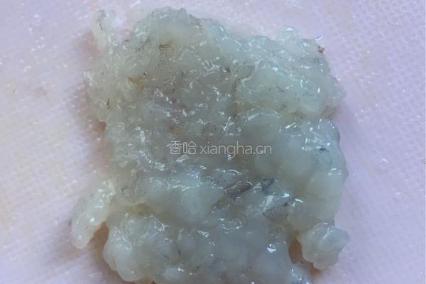 虾仁鸡蛋糕的做法图解2