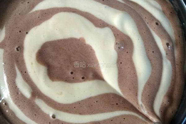 七寸斑马纹蛋糕的做法图解26