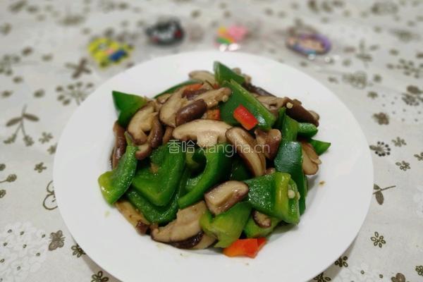 香菇炒圆椒