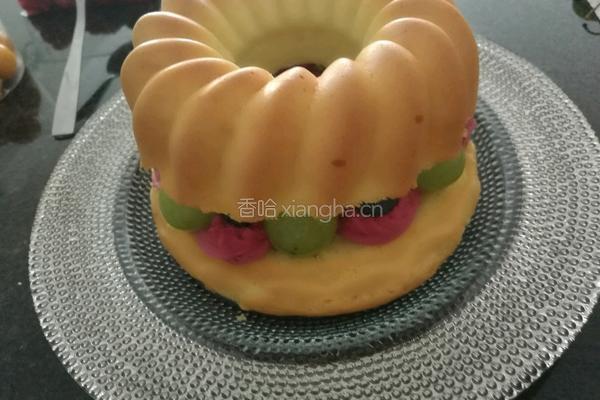 戚风水果蛋糕的做法图解6