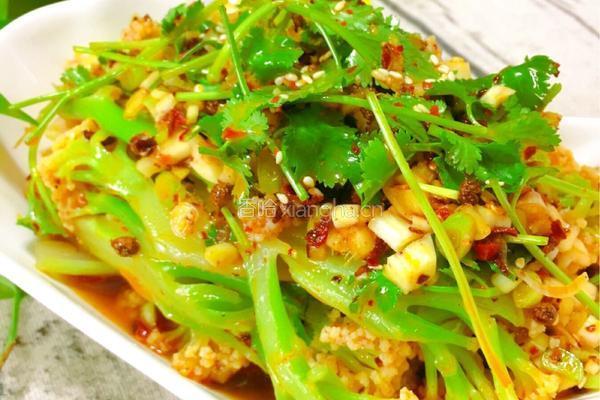 凉拌花菜的做法图解1