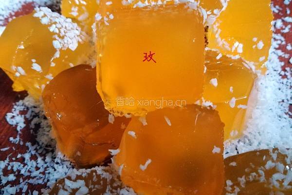 鲜橙(菠萝)汁QQ糖的做法图解18