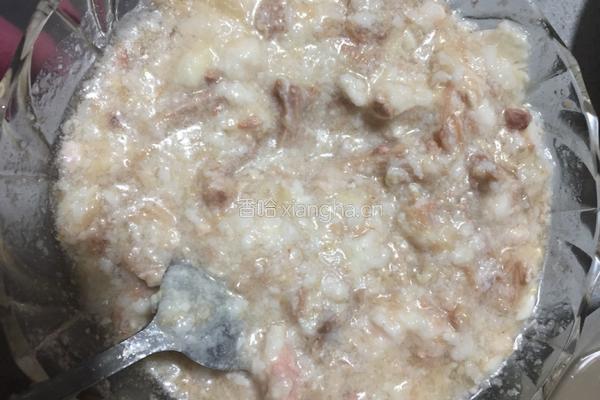 清蒸猪肉什锦饭的做法图解4
