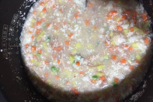 清蒸猪肉什锦饭的做法图解8