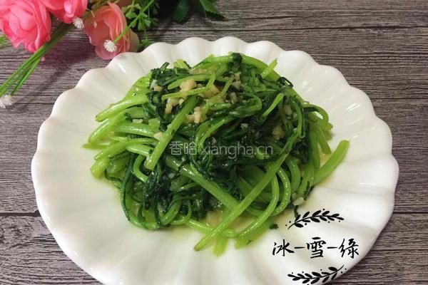 蒜蓉茼蒿的做法图解6