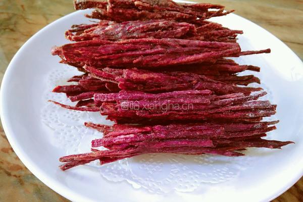 炸紫薯丝