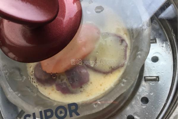 紫薯胡萝卜松糕的做法图解7