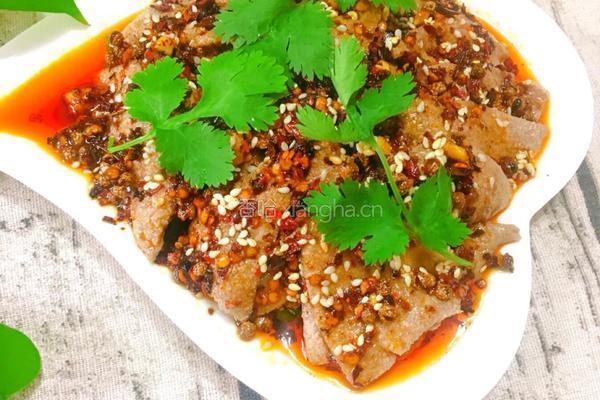 菠菜拌肝尖的做法图解17