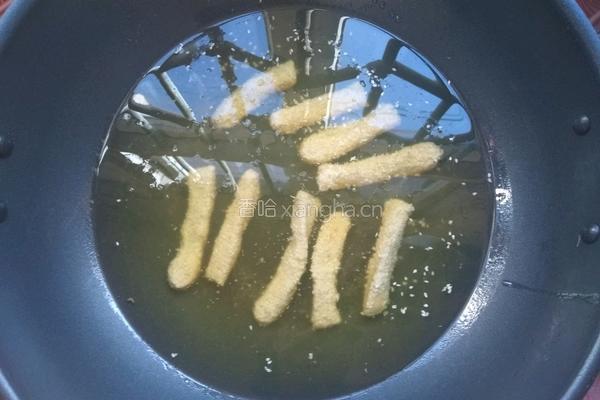 香脆芝麻条的做法图解14