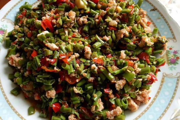 香辣菜梗肉沫