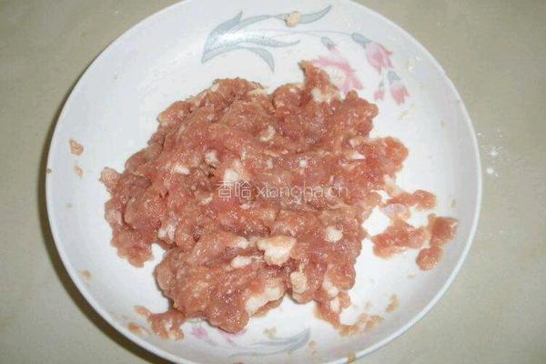 香辣菜梗肉沫的做法图解1