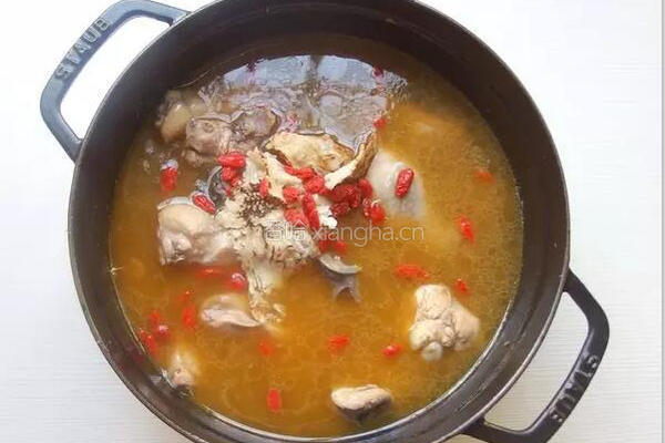 麻油雞麵線的做法图解6