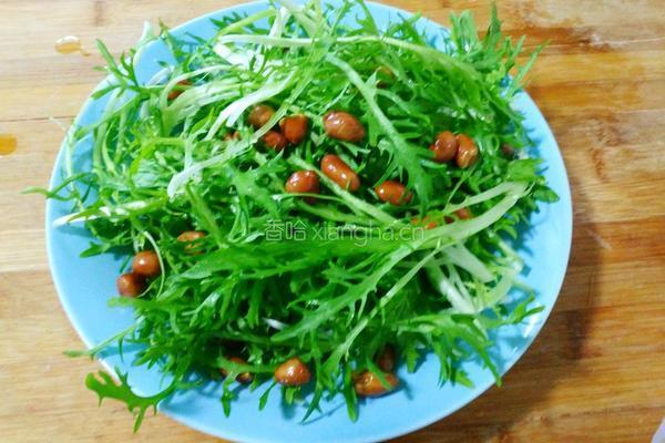 凉拌苦菊内脂豆腐的做法图解8
