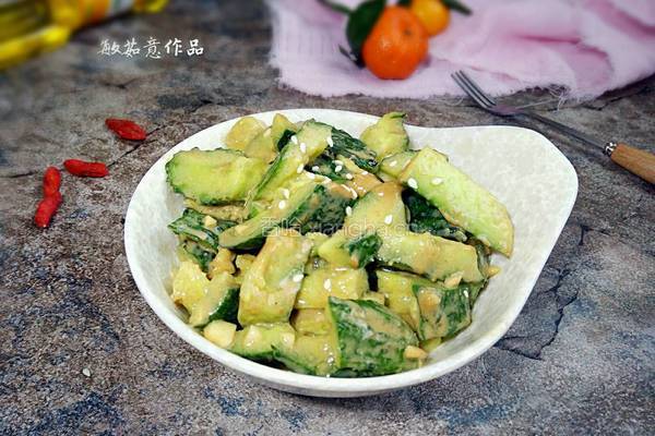 麻汁黄瓜的做法图解10