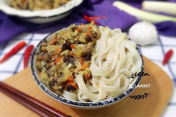 打卤面（白菜木耳胡萝卜肉丁卤）的做法图解17