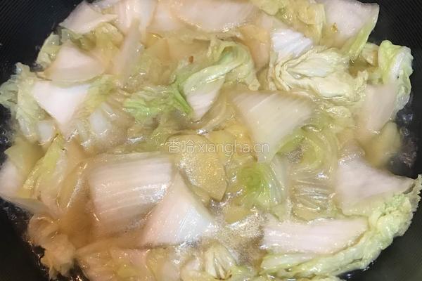 私家菜-白菜片炖土豆片的做法图解7