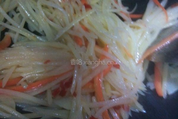 土豆丝的做法图解2