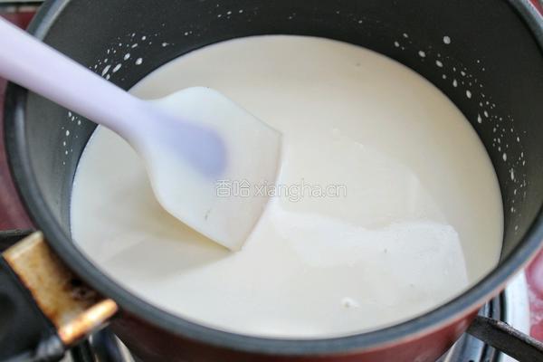 椰香牛奶小方的做法图解5