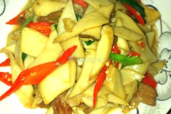 杏鲍菇炒肉
