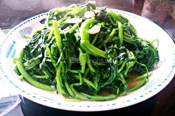 凉拌西洋菜的做法图解4
