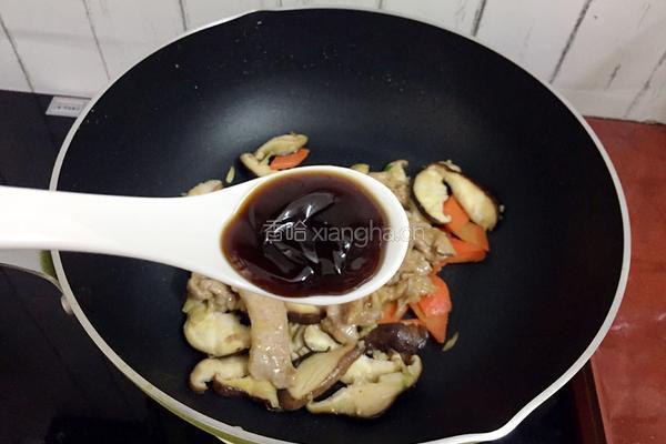 香菇炒肉的做法图解15