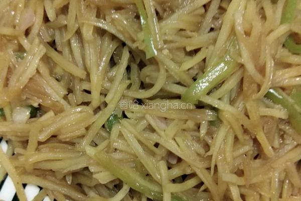 青椒炒土豆丝