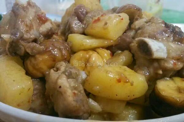 土豆闷排骨的做法图解4