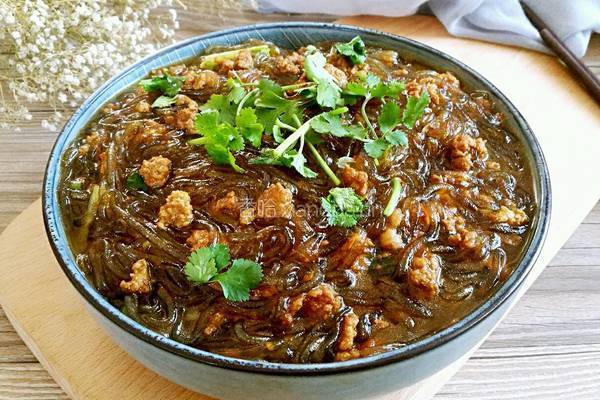 肉沫粉条的做法图解11