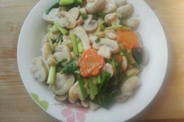 鸡肉炒蘑菇的做法图解6