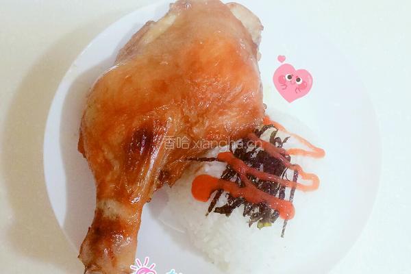 鸡腿海苔饭的做法图解6