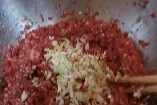 羊肉包子的做法图解3