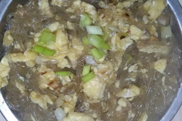 鸡蛋炒粉的做法图解6