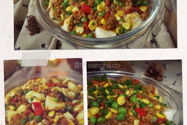 什锦鸡蛋豆腐的做法图解1