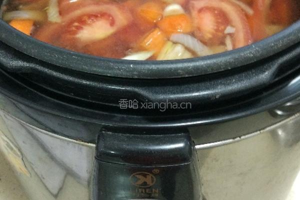 洋葱胡萝卜番茄牛肉汤的做法图解15