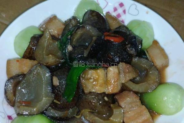 红烧肉焖海参的做法图解8