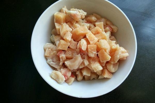 豌豆炒鸡丁的做法图解4