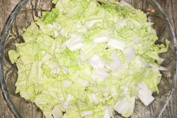 凉拌大白菜的做法图解3