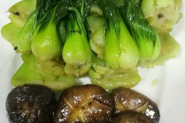 蚝油香菇青菜的做法图解7