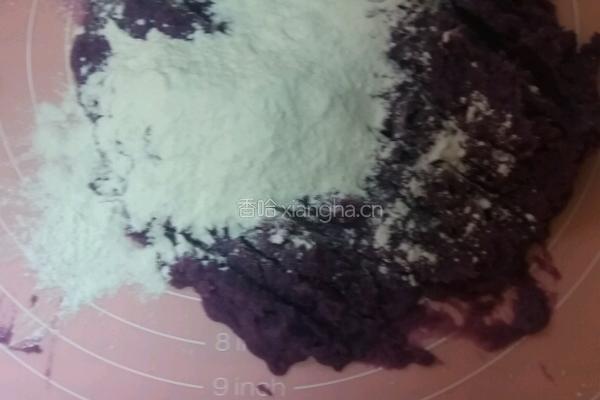 紫薯糯米球的做法图解3