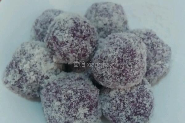 紫薯糯米球的做法图解6