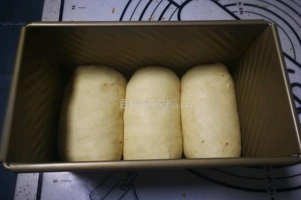 蜜豆肉松吐司的做法图解10