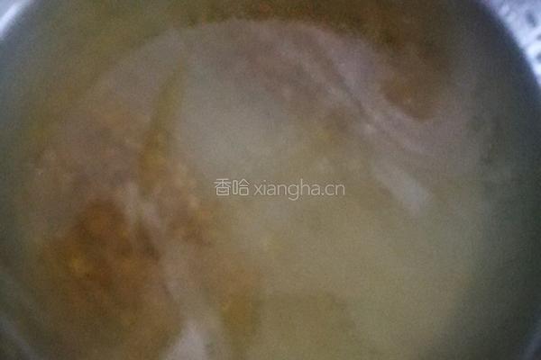 椰汁桂花糕的做法图解2