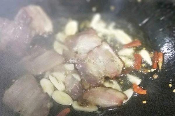 农家腊肉炒棒菜的做法图解12