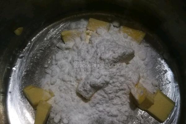菠萝泡芙的做法图解1