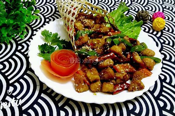竹筒椒香鸡的做法图解6