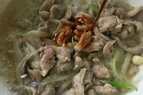 羊肉片炒香菜的做法图解8