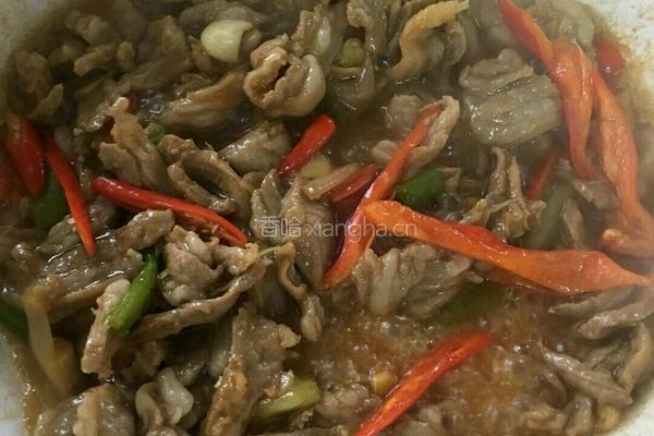 羊肉片炒香菜的做法图解10