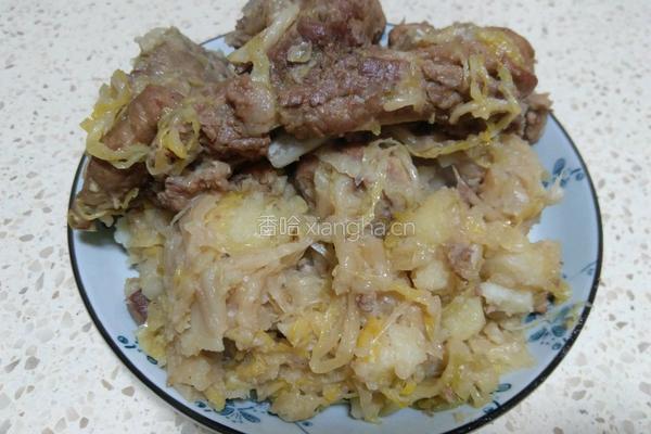 猪肉烩酸菜的做法图解12